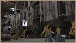 Bastille in shipyard